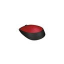Mouse Logitech Wireless M170 Rojo