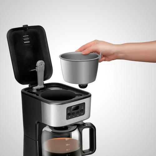 Cafetera Atma 1,8 Litros Filtro Digital Con Timer Y Reloj Ca8182p