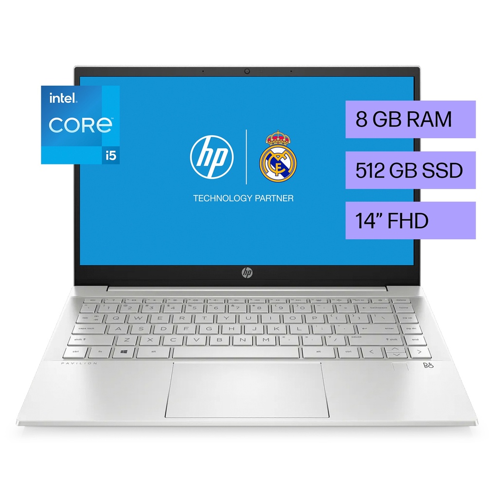 Notebook HP Pavilion Intel Core i5 14" 8GB RAM 512GB SSD Windows 11 Home - 14-Dv2001La