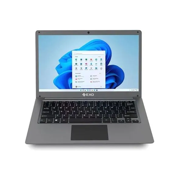 Notebook Exo Celeron 14" 4GB RAM 64Gb + 256GB SSD  Windows 11 Home Gris Oscuro