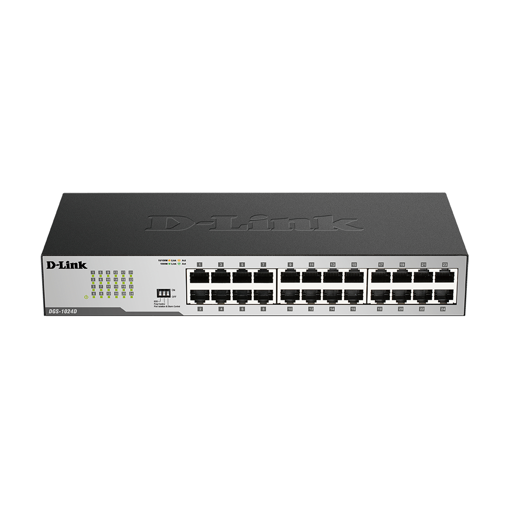 Swtich D-Link DGS-1024D Con 24 Puertos 10/100/1000