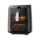 Freidora de Aire Midea Smart 2 Zonas 11 Litros Negro