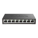 Swtich D-Link DGS-108 Con 8 Puertos Carcasa Metal