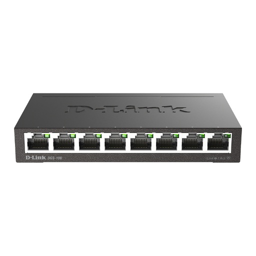 [DGS-108] Swtich D-Link DGS-108 Con 8 Puertos Carcasa Metal